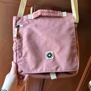 Brand new without tags Walker Good messenger/tote bag. Pink.
